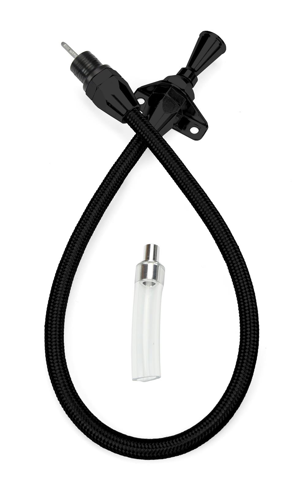 Lokar XTD-3700FM Lokar Midnight Series Flexible Braided Stainless