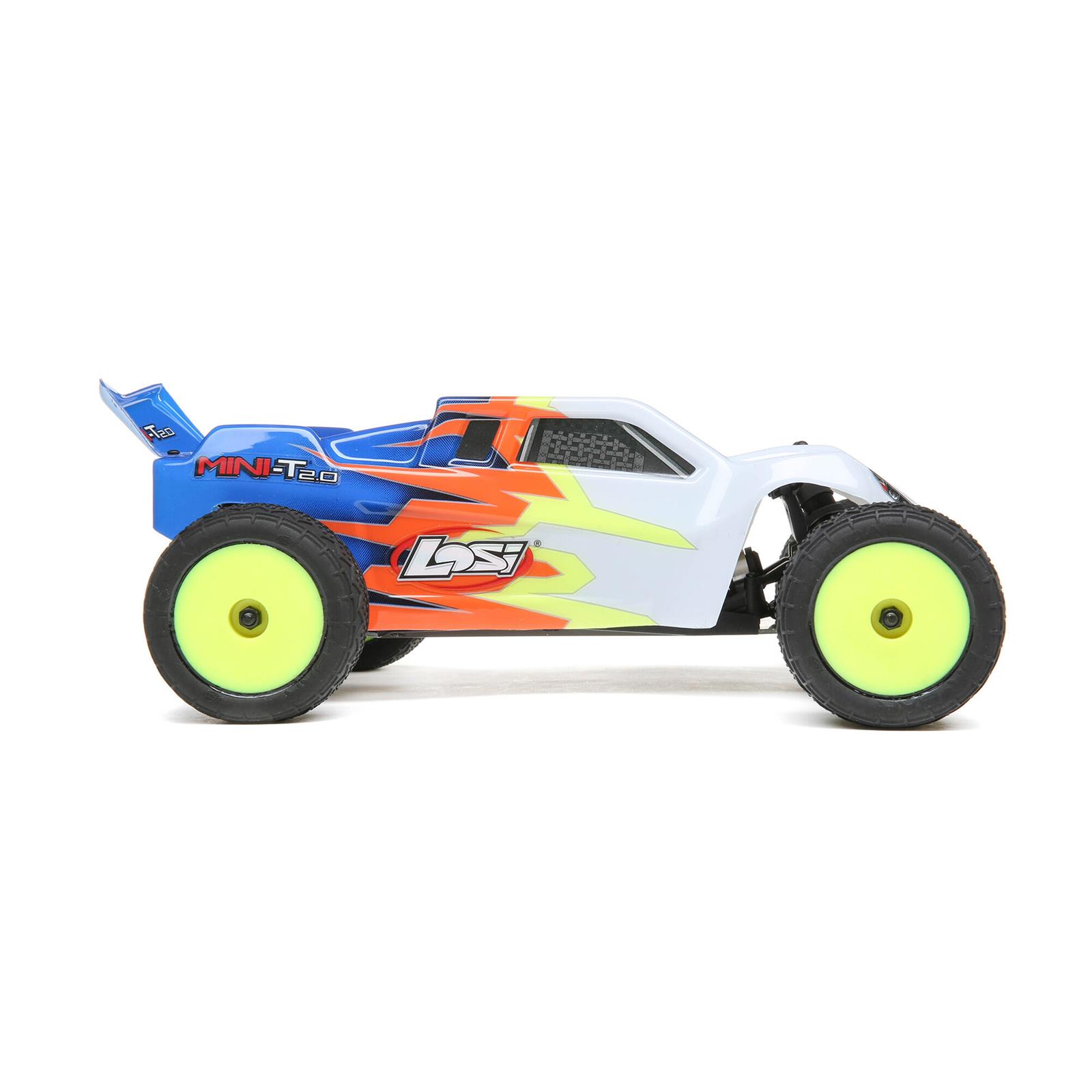 Losi LOS01015T2 Losi Mini-T 2.0 1:18 Scale 2WD Trucks | Summit Racing