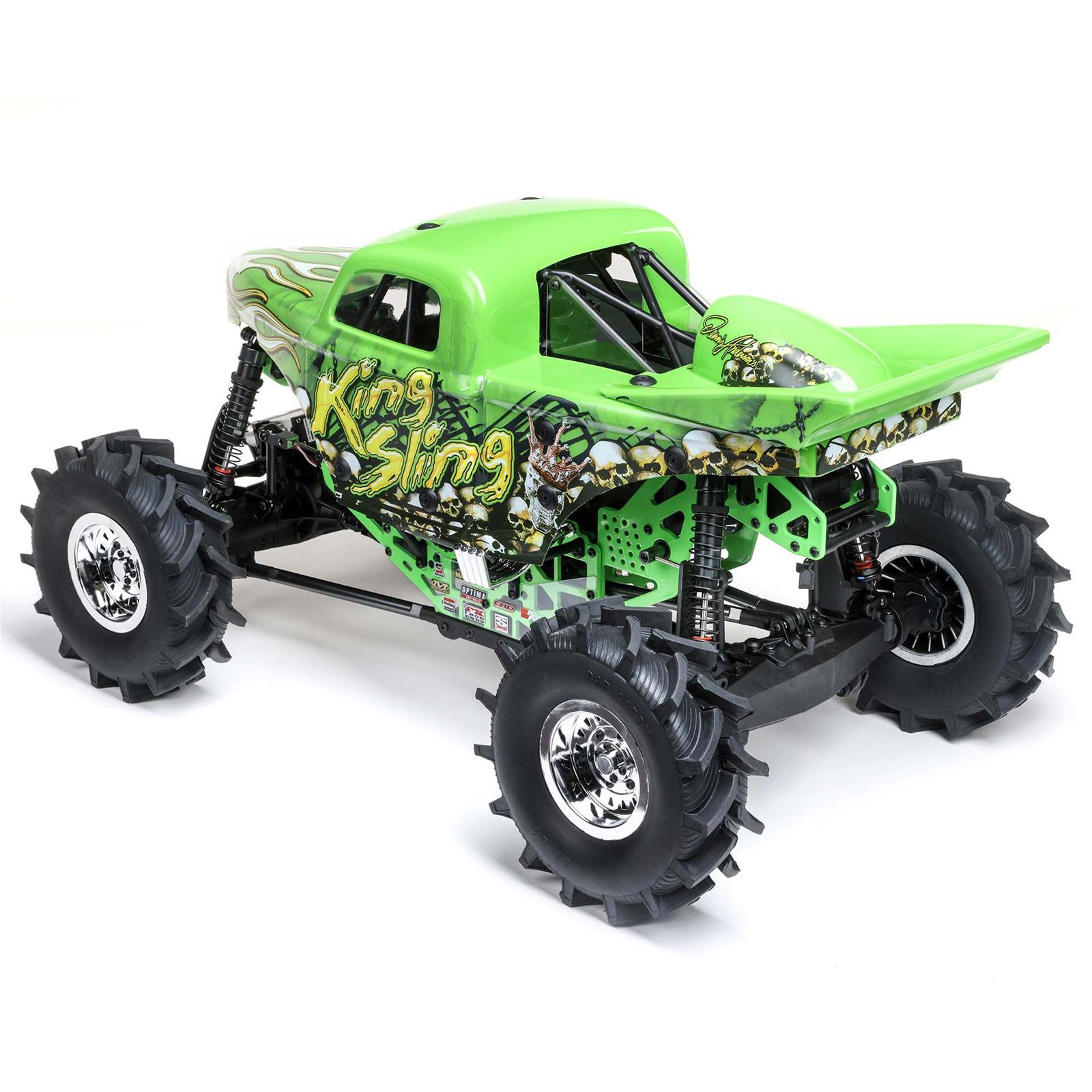 「かわいい～！」 Losi LOS04024T1 Trucks Mega 4WD Scale 1:8 Sling King Losi ホビーラジコン