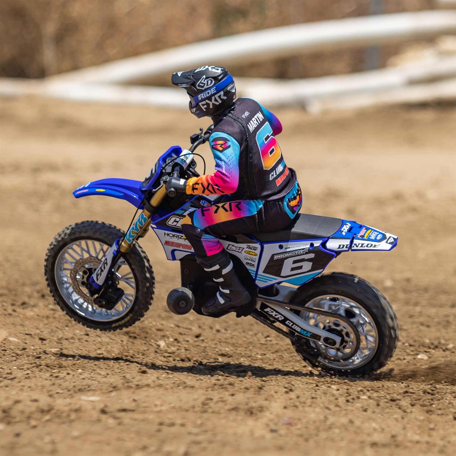 Losi Promoto MX 青 リポ2本付き プロラインタイヤ仕様 Losi