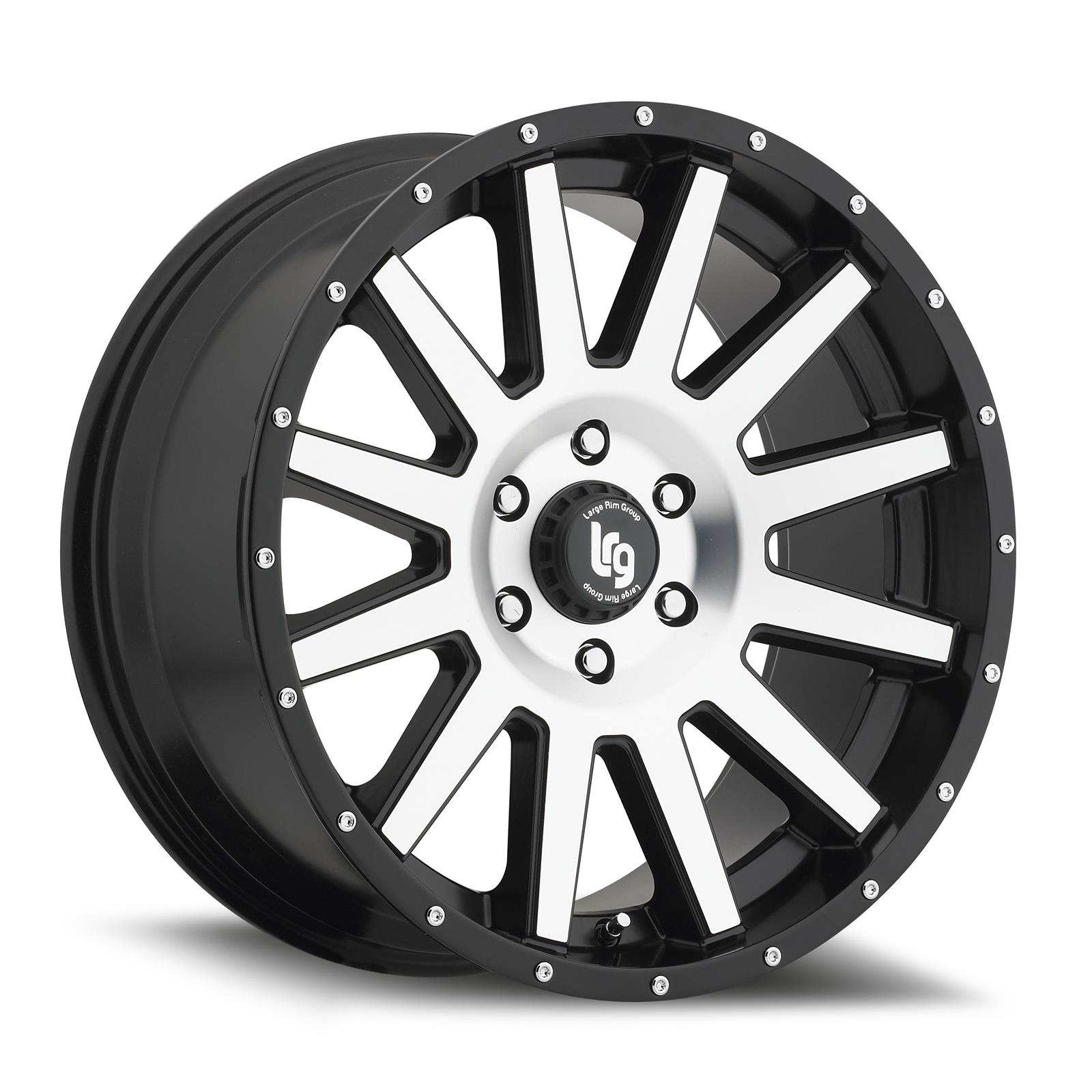 LRG Rims LRG10729073712N LRG Rims LRG107 Gamer Series Satin Black ...