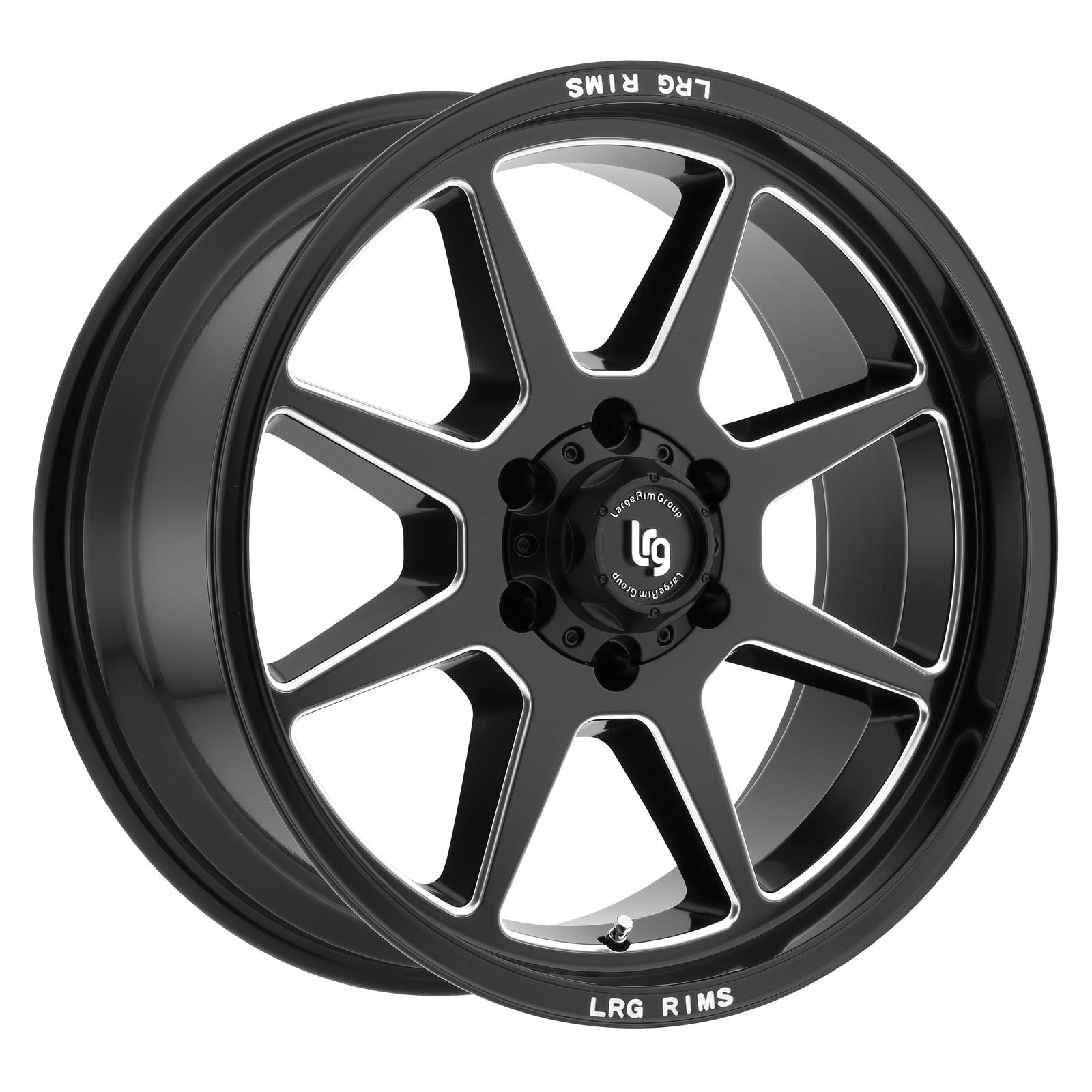 LRG Rims 11522070924N LRG Rims LRG115 Blades Series Satin Black Wheels ...