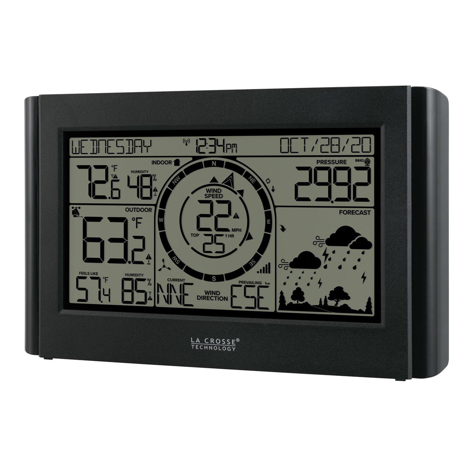 La Crosse Technology 328-96087-INT Black & White Professional