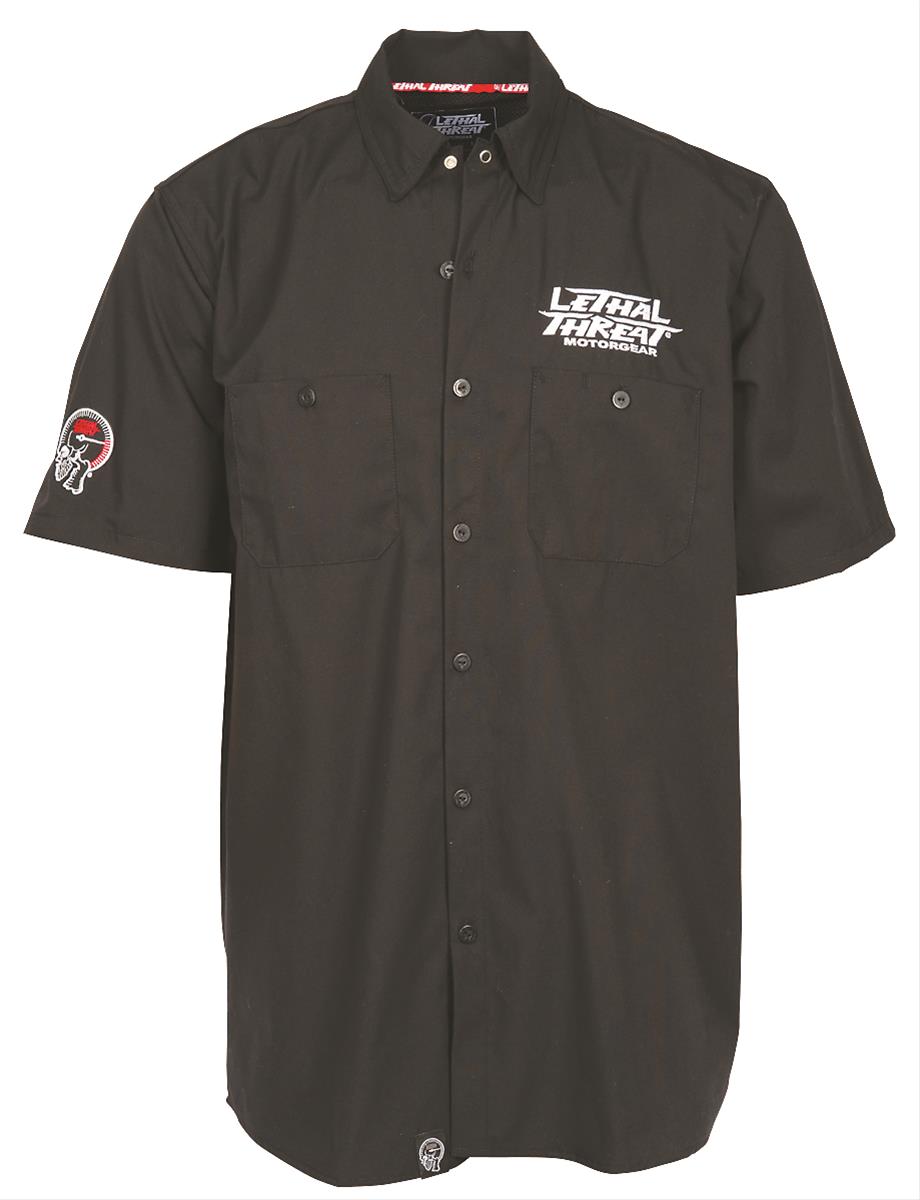 Lethal Threat No Regrets Embroidered Work Shirts | Summit Racing
