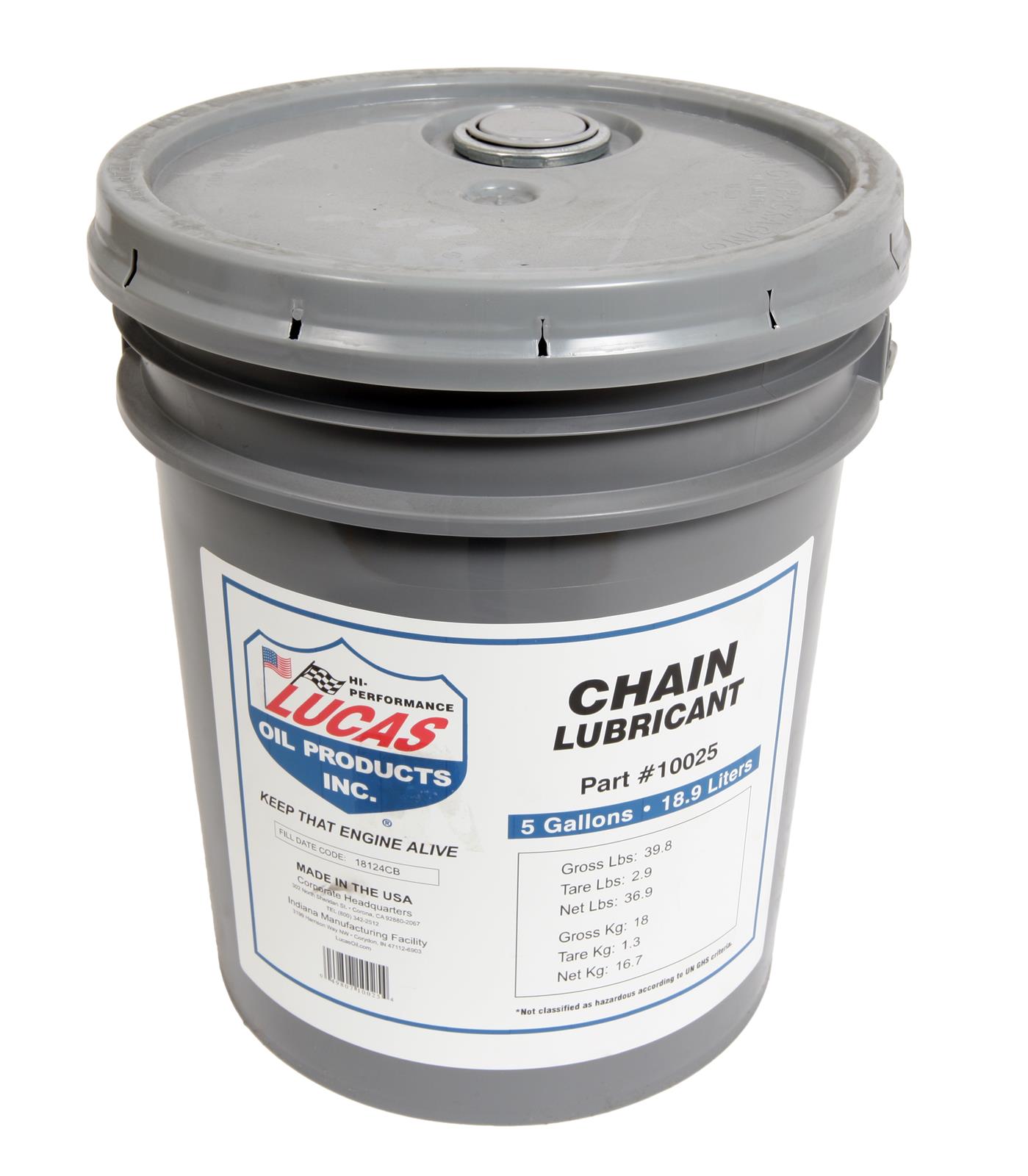 Lucas Oil 10025 Lucas Chain Lubricant Summit Racing
