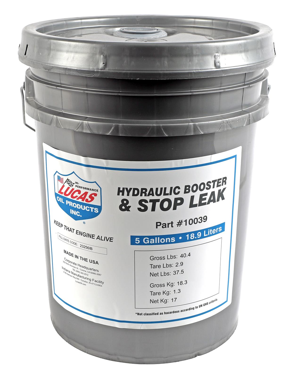 Lucas Oil 10039 Lucas Hydraulic Oil Booster & Stop Leak Summit Racing