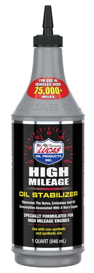 Lucas Oil High Mileage 1 qt Oil Stabilizer