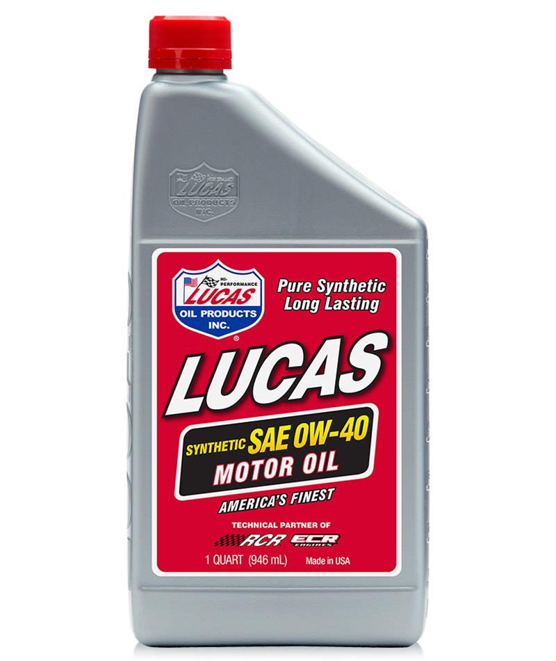 Lucas Oil 10213 Lucas Synthetic HighMileage Motor Oil Summit Racing