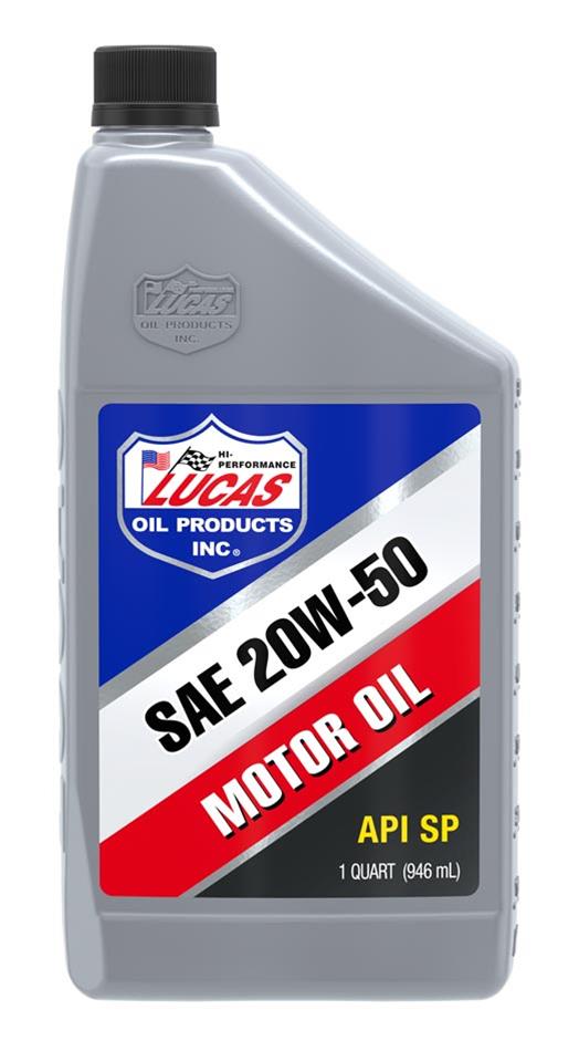 LUCAS Motorcycle Oil SAE 20W-50 (1qt)