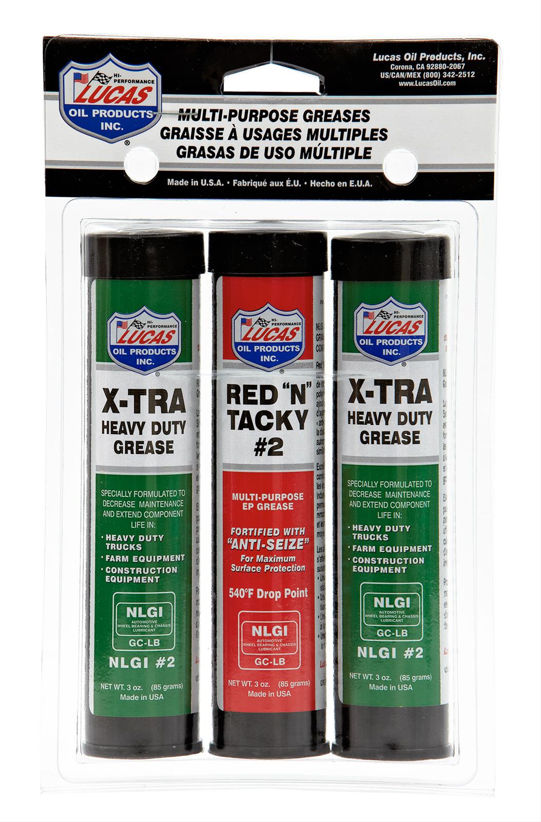 10 PK Stens 051-535 Lucas Oil X-tra HD Grease 10301 Use 241-008 for sale online 