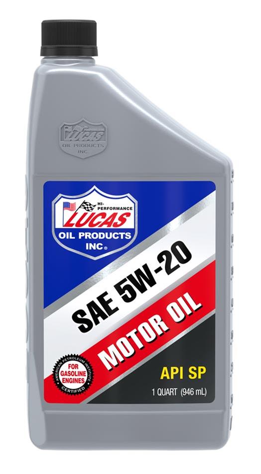 5w20 Lucas Petroleum Motor Oil 10516 SAE 5W-20 Oil/6x1/ Quart
