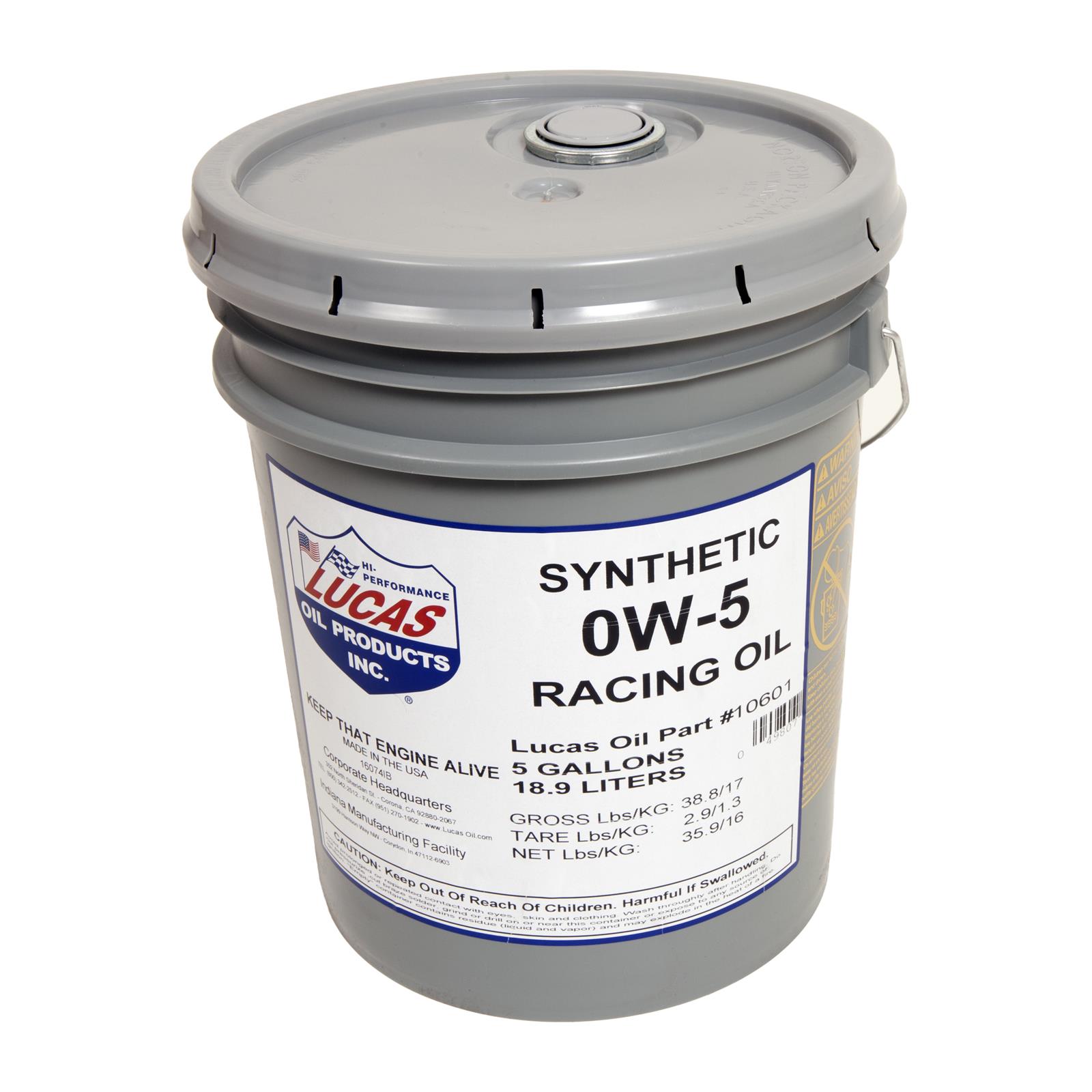 Lucas Oil 10601 Lucas Racing-Only High Performance Motor Oil | Summit Racing