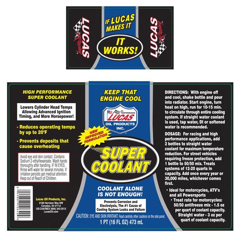 Lucas Oil 106401 Lucas Super Coolant Summit Racing