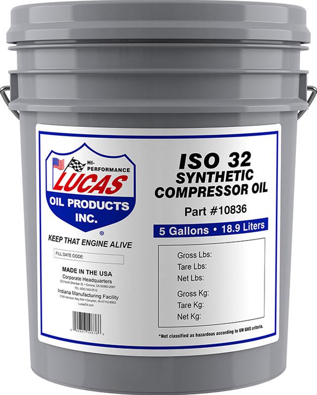 Lucas Oil 10836 Lucas Synthetic Compressor Oil | Summit Racing