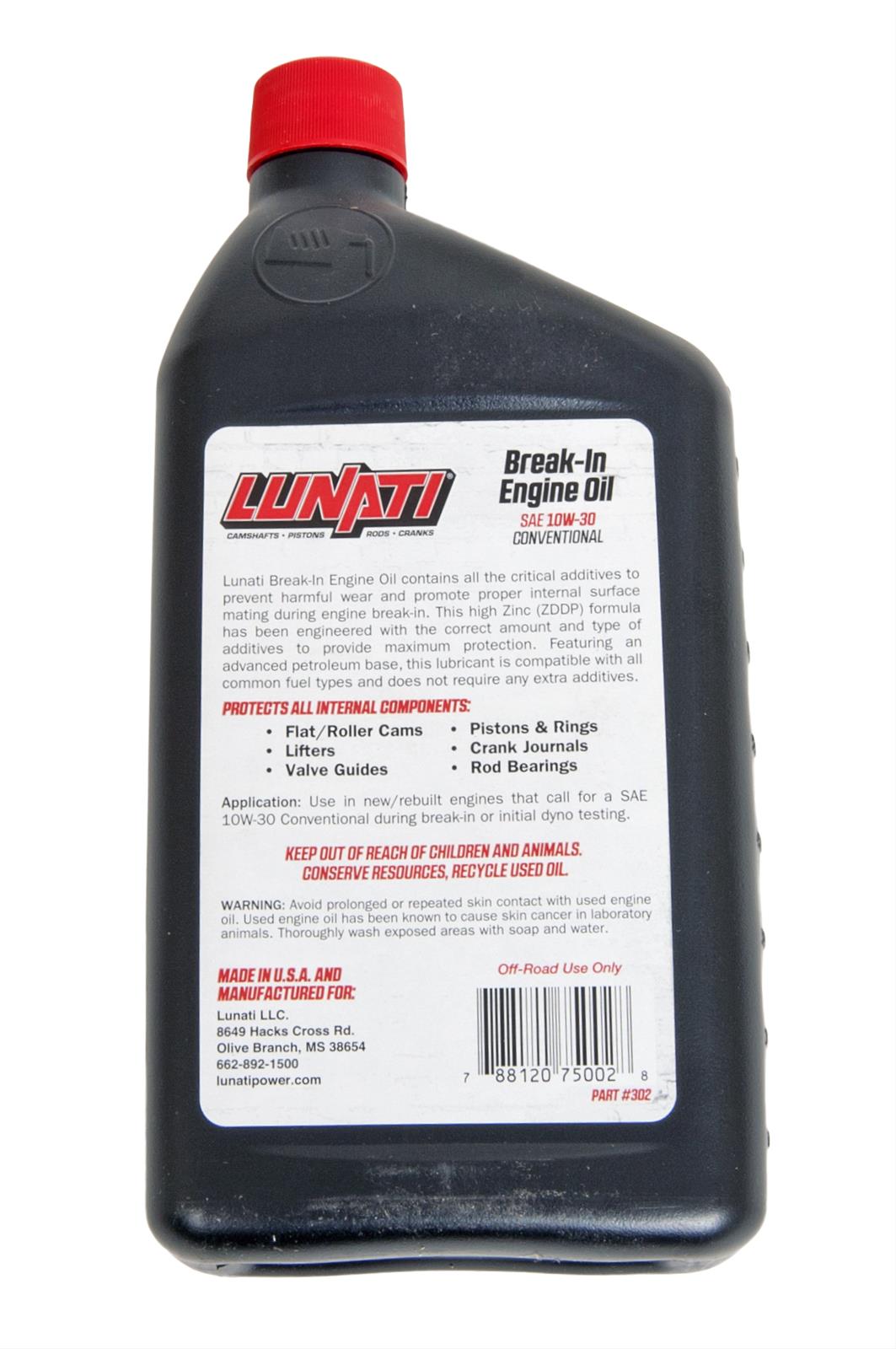 Lunati 302 Lunati Engine BreakIn Oil Summit Racing