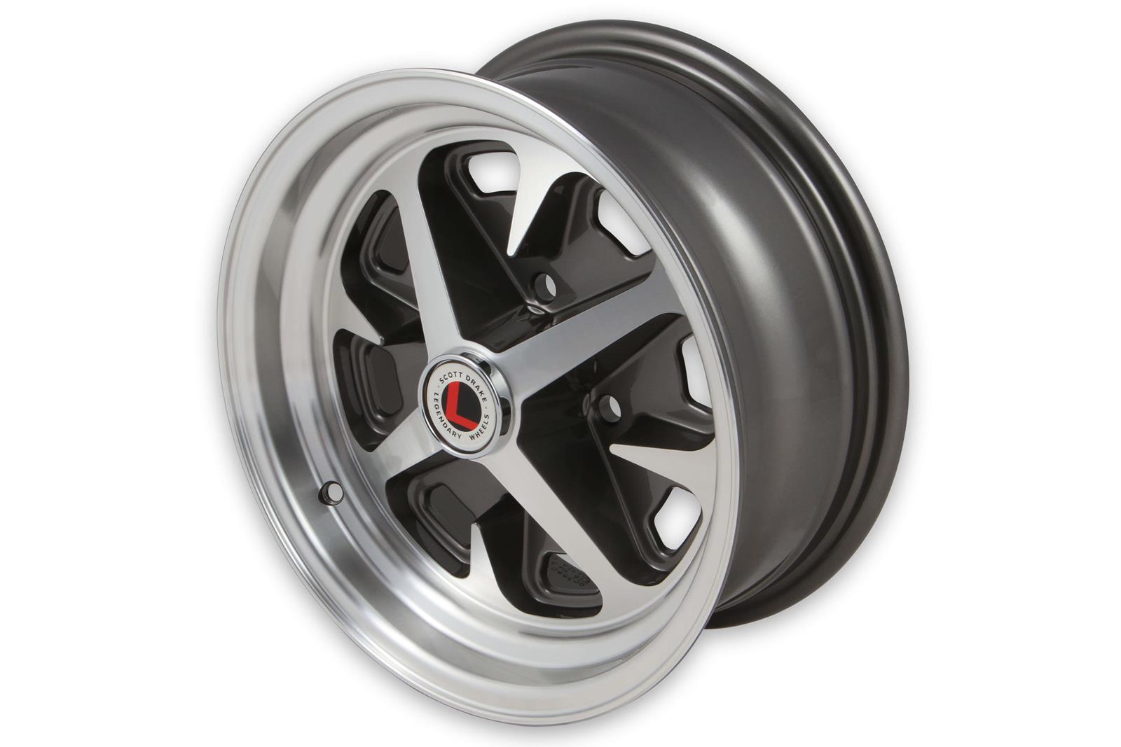 Legendary Wheels LW4040644B Legendary Wheels Magnum 400 Charcoal