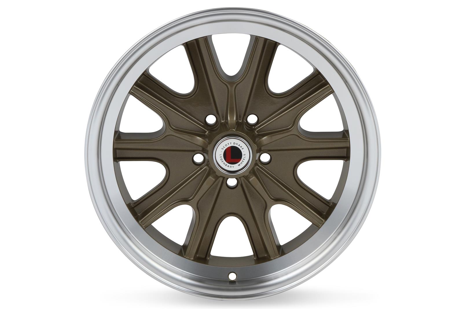 Legendary Wheels LW9070754F Legendary Wheels HB45 Gold Haze Machined