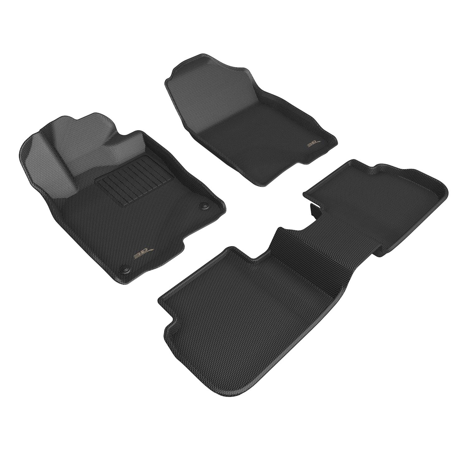 3D MAXpider KAGU 1st Row Floormat - Black | 2019-2023 Genesis G70 RWD (L1GS00511509)