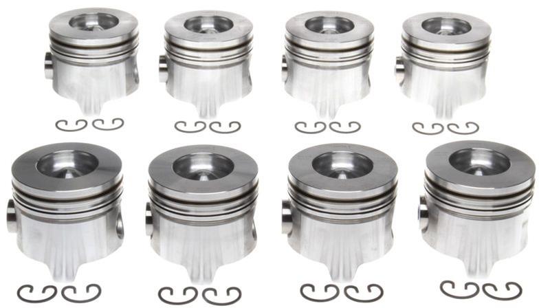 Mahle Original OE Replacement Pistons 224-3409 Pistons, Replacement, Cast Aluminum, Dish, 4.110 in. Bore, Ford, Powerstroke, Set of 8 thumbnail 4
