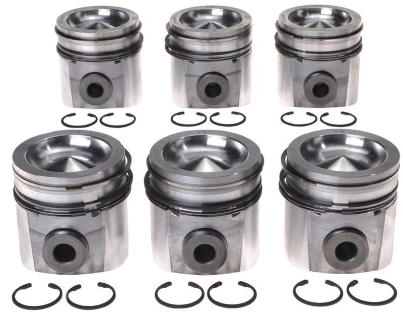 Mahle Original OE Replacement Pistons 224-3673 Piston, Replacement, Cast Aluminum, Dish, 4.002 in. Bore, Dodge, Cummins Diesel, Each thumbnail 2