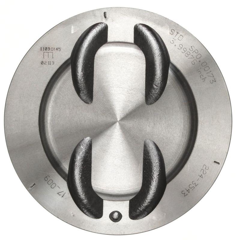 Mahle Original Aftermarket Replacement Pistons 224-3848 Piston - GM 4.3L (262) V6 DISH COAT (STD) W/P AFTERMARKET VERSION thumbnail 5