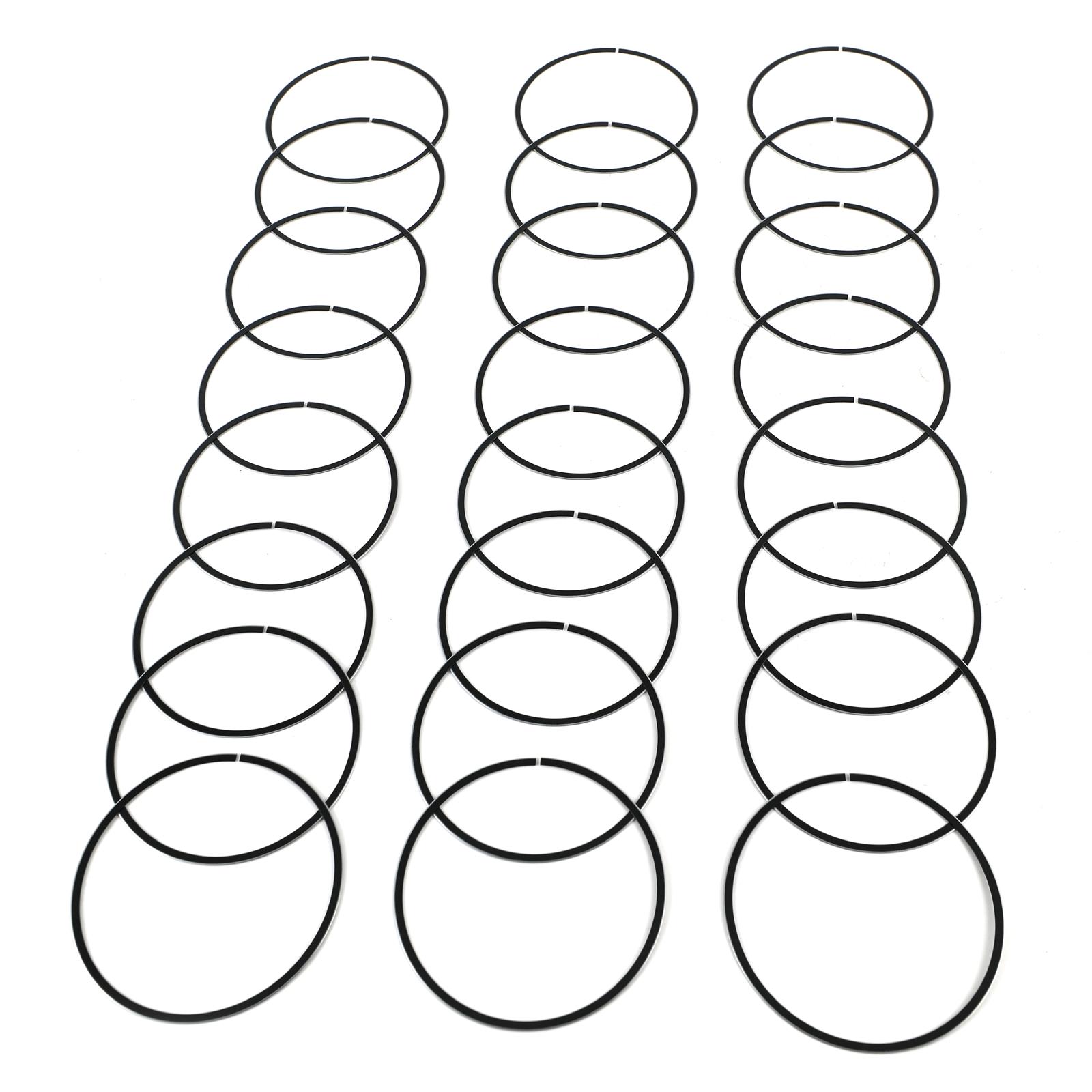 Mahle Original CP-20 Oil Rings 303-0186B Piston Rings, Rings, 4.187 in. Bore, High Tension, CP-20, Chrome, 3/16 in. Thickness, V8, Set of 48 thumbnail 2