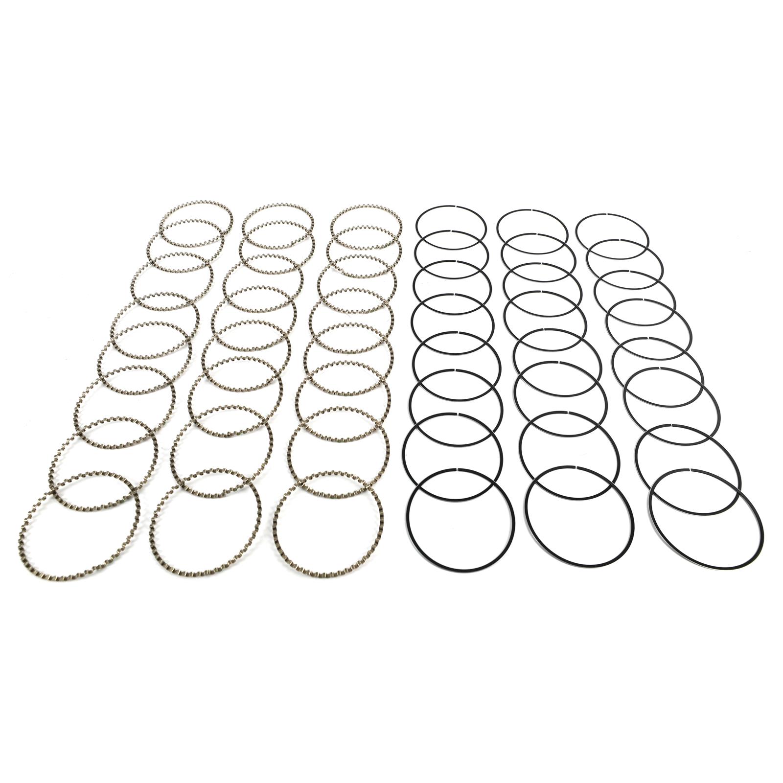 Mahle Original CP-20 Oil Rings 303-0186B Piston Rings, Rings, 4.187 in. Bore, High Tension, CP-20, Chrome, 3/16 in. Thickness, V8, Set of 48