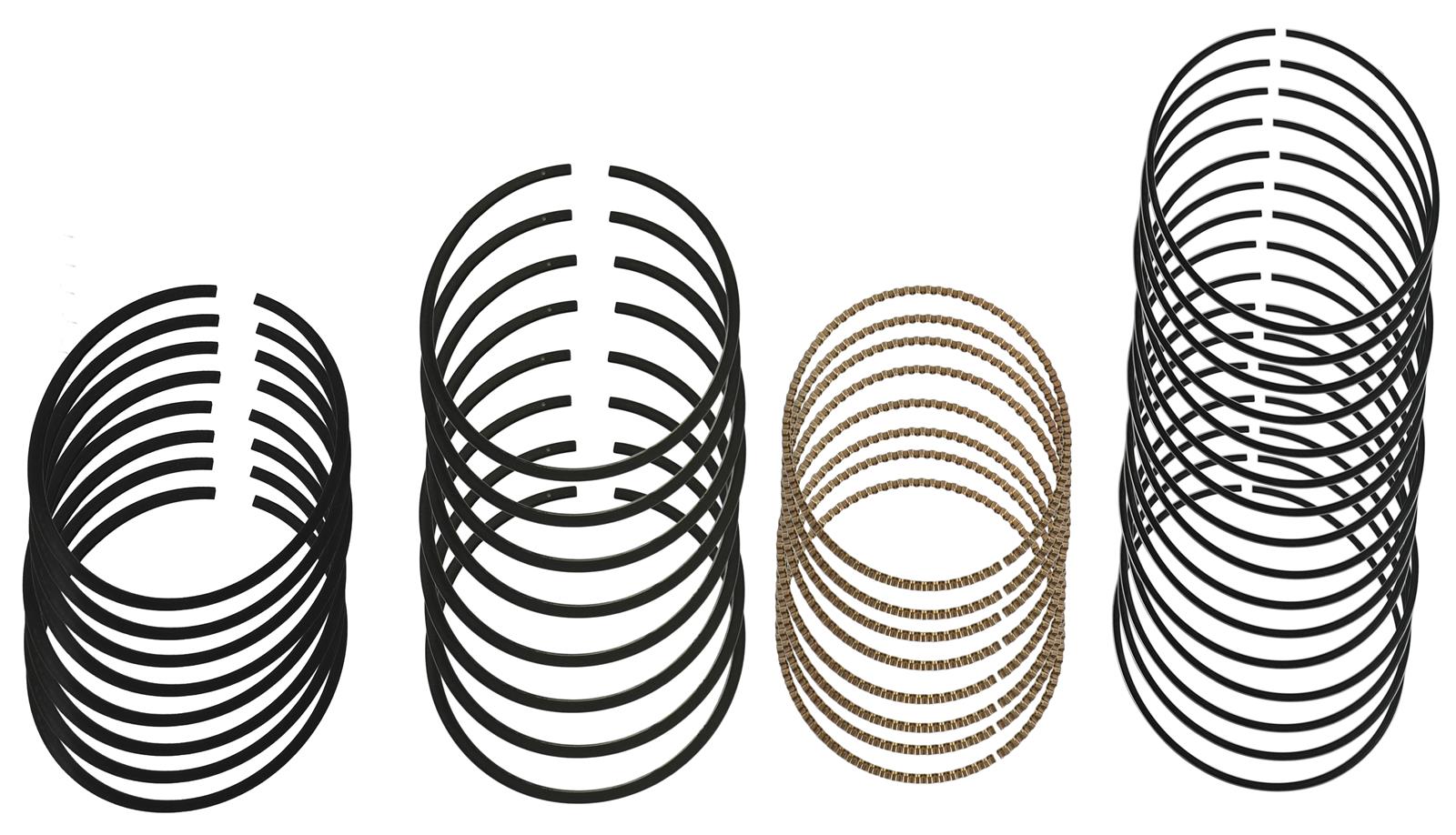Mahle 42108CP Engine Piston Ring Set - High Performance Replacement, SAE 9254 Steel, CP-20 Oil Rings, Vehicle Specific Fit