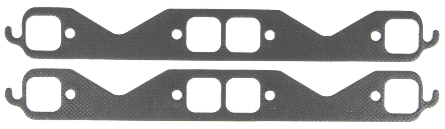 MAHLE Original Header and Exhaust Manifold Gaskets MS19975 CHEVROLET V8 SMALL BLOCK 302, 327, 350, 400 Engines Square port headers 400cid truck cast manifolds