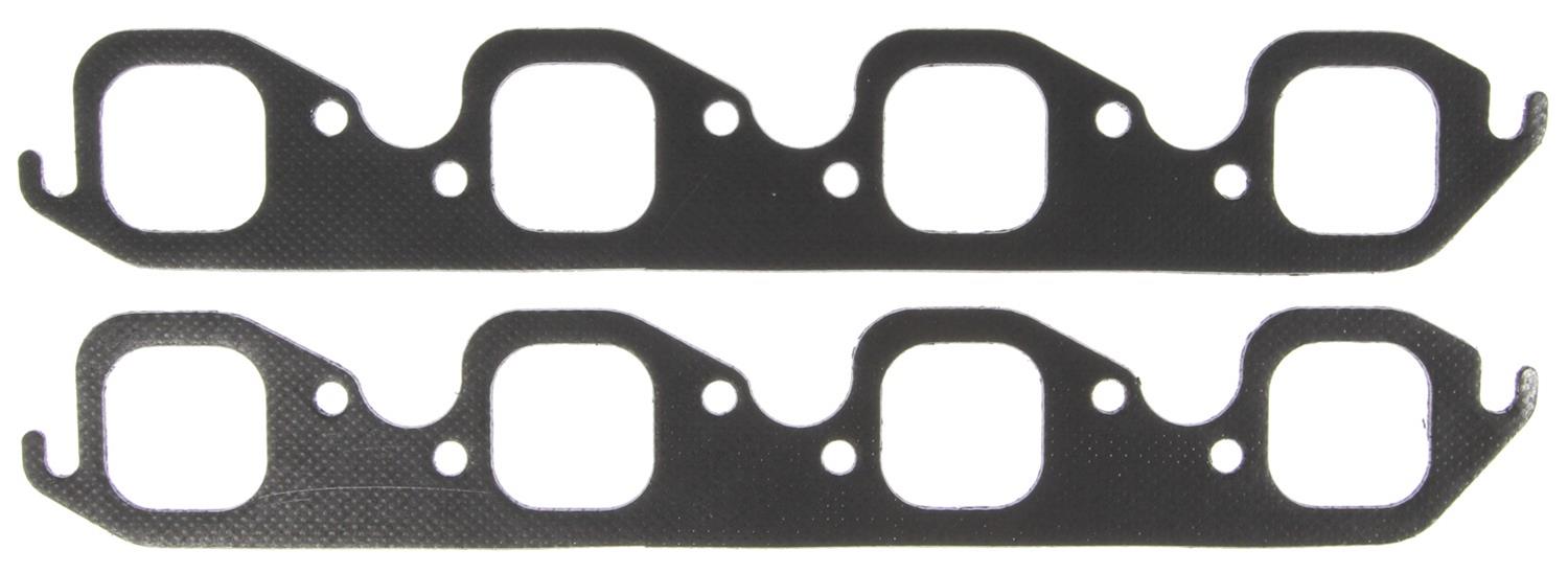 MAHLE Original Header and Exhaust Manifold Gaskets MS19997 FORD V8 BIG BLOCK 429, 460 Engines Ford Racing A460, 2000 later design with 4.900" bore centers, Rectangle ports BBC bo