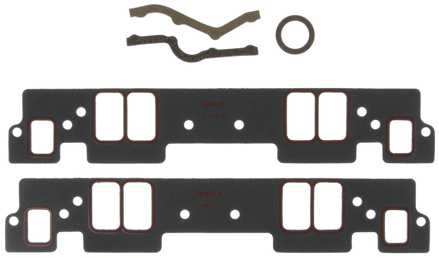 MAHLE Original Intake Manifold Gaskets MS20012 Gasket Sets CHEVROLET V8 SMALL BLOCK 302, 327, 350, 400 Engines GM Performance, 18 Degree