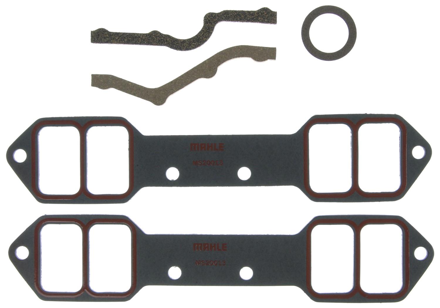 MAHLE Original Intake Manifold Gaskets MS20013 Gasket Sets CHEVROLET V8 SMALL BLOCK 302, 327, 350, 400 Engines Pro Topline 14 Degree Two Piece