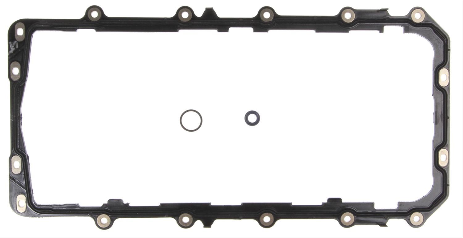 Mahle Original Oil Pan Gaskets OS32461 Gaskets, One-piece, Rubber, Ford, 5.0L, Set