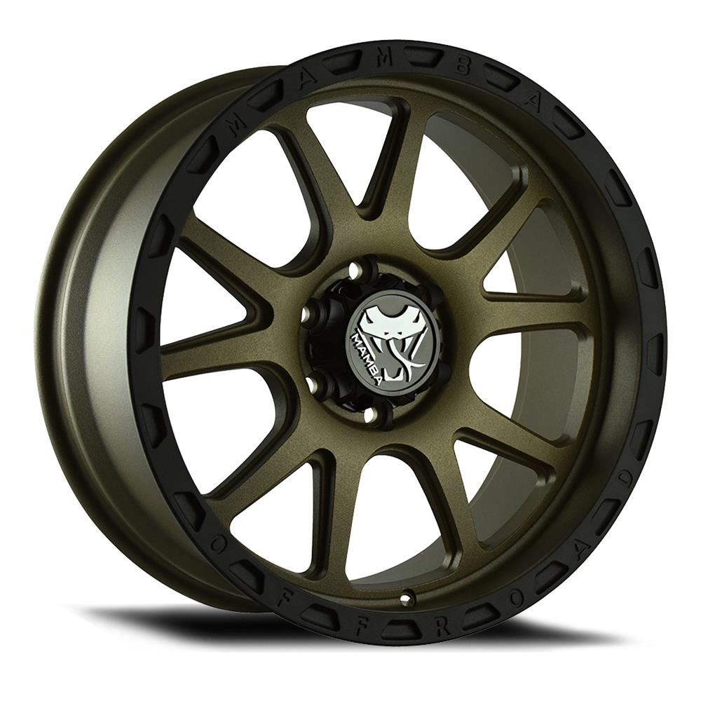 Mamba M27 17x9 5x139.7 ET12 Matte Bronze / Black Lip thumbnail 2