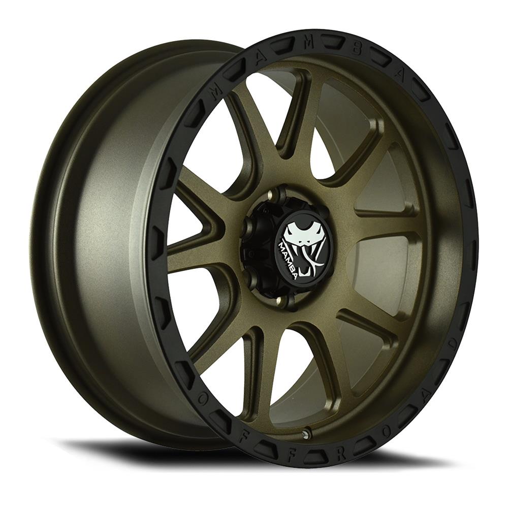 Mamba M27 17x9 5x139.7 ET12 Matte Bronze / Black Lip thumbnail 3