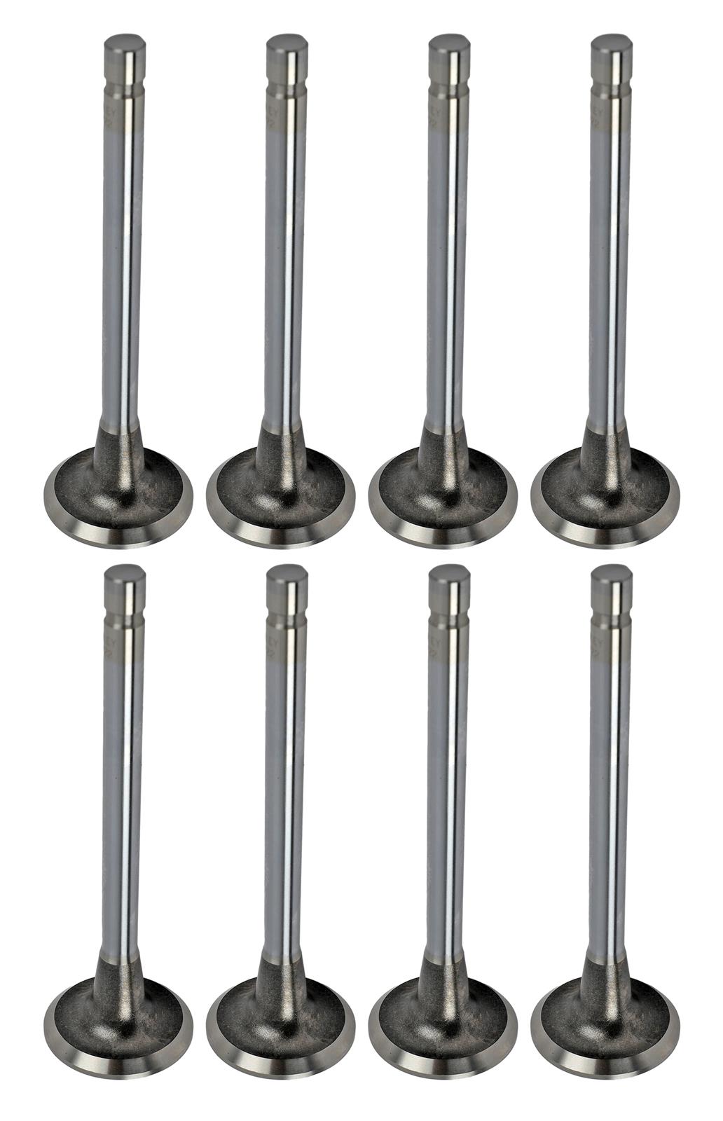 Manley Budget Series Replacement Valves 10077-8 Valves, Exhaust, Stainless Steel, 1.500 in. Diameter, .341 in. Stem, 4.920 in. Length, Chevy, Set of 8 thumbnail 3