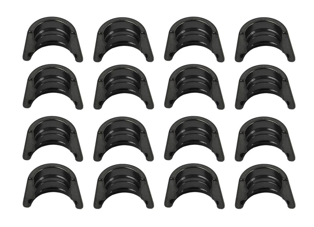 Manley LocCap Valve Locks 13461-8 Locks, LocCap, Machined, Steel, 10 Degree, 1-Groove Beadlock, 0.342 in. Stem, Set of 16