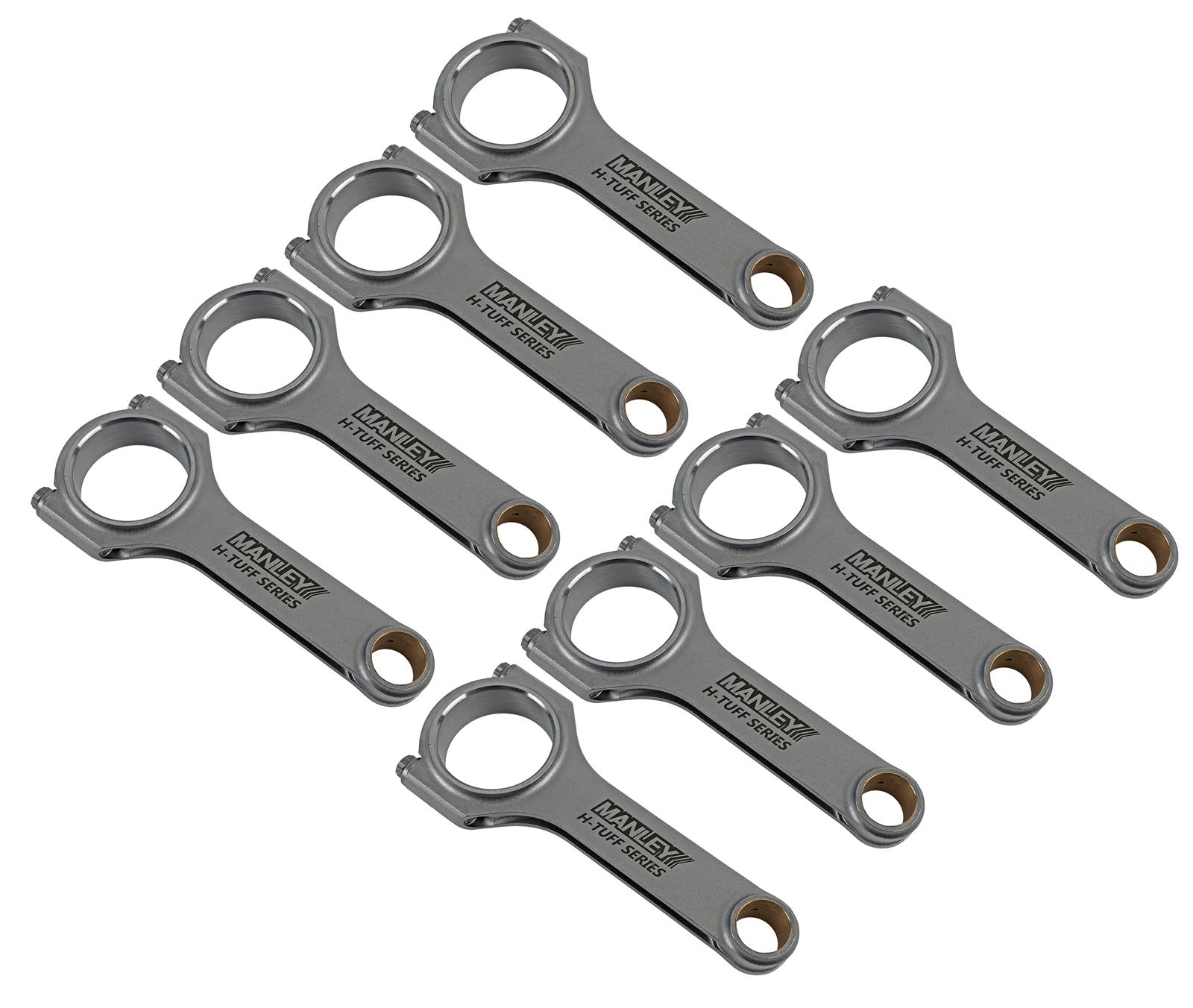 Manley 15051R-8 Manley Steel H-Tuff Connecting Rods | Summit Racing