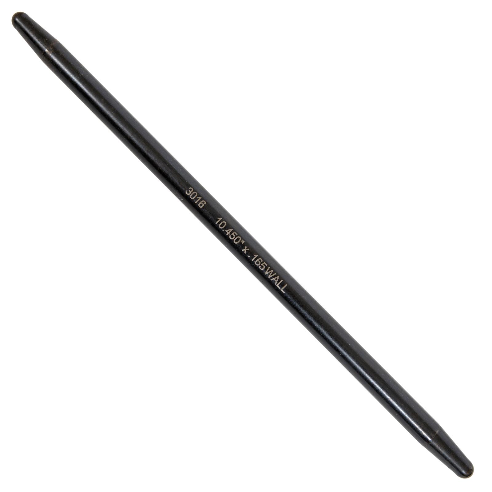 Manley Chromoly Swedged End Pushrods 25107-1 Pushrods, End, Heat-treated, 7/16 in. Tube Diameter, 5/16 in. Tip Diameter, Ball Tips, 10.450 in. Overall Length, Each