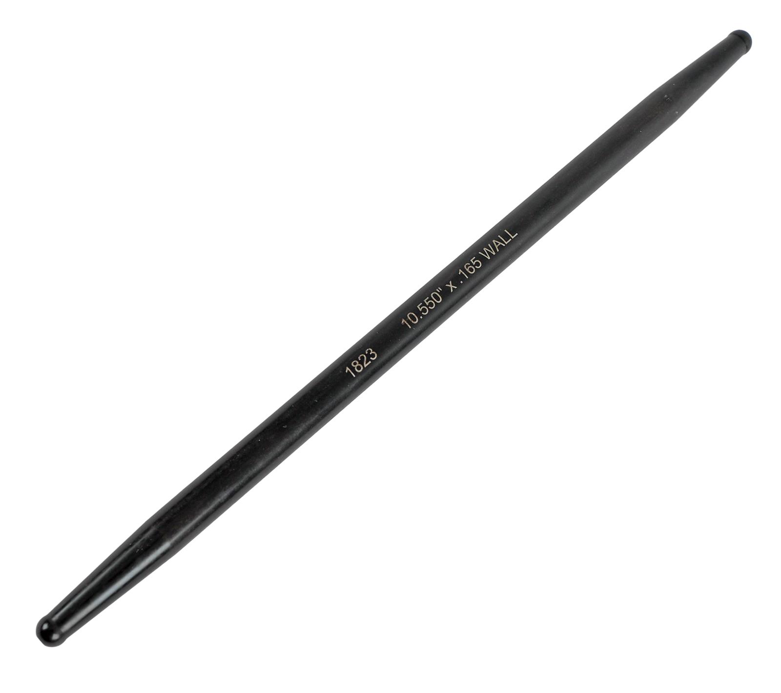 Manley Chromoly Swedged End Pushrods 25111-1 Pushrods, End, Heat-treated, 7/16 in. Tube Diameter, 5/16 in. Tip Diameter, Ball Tips, 10.550 in. Overall Length, Each