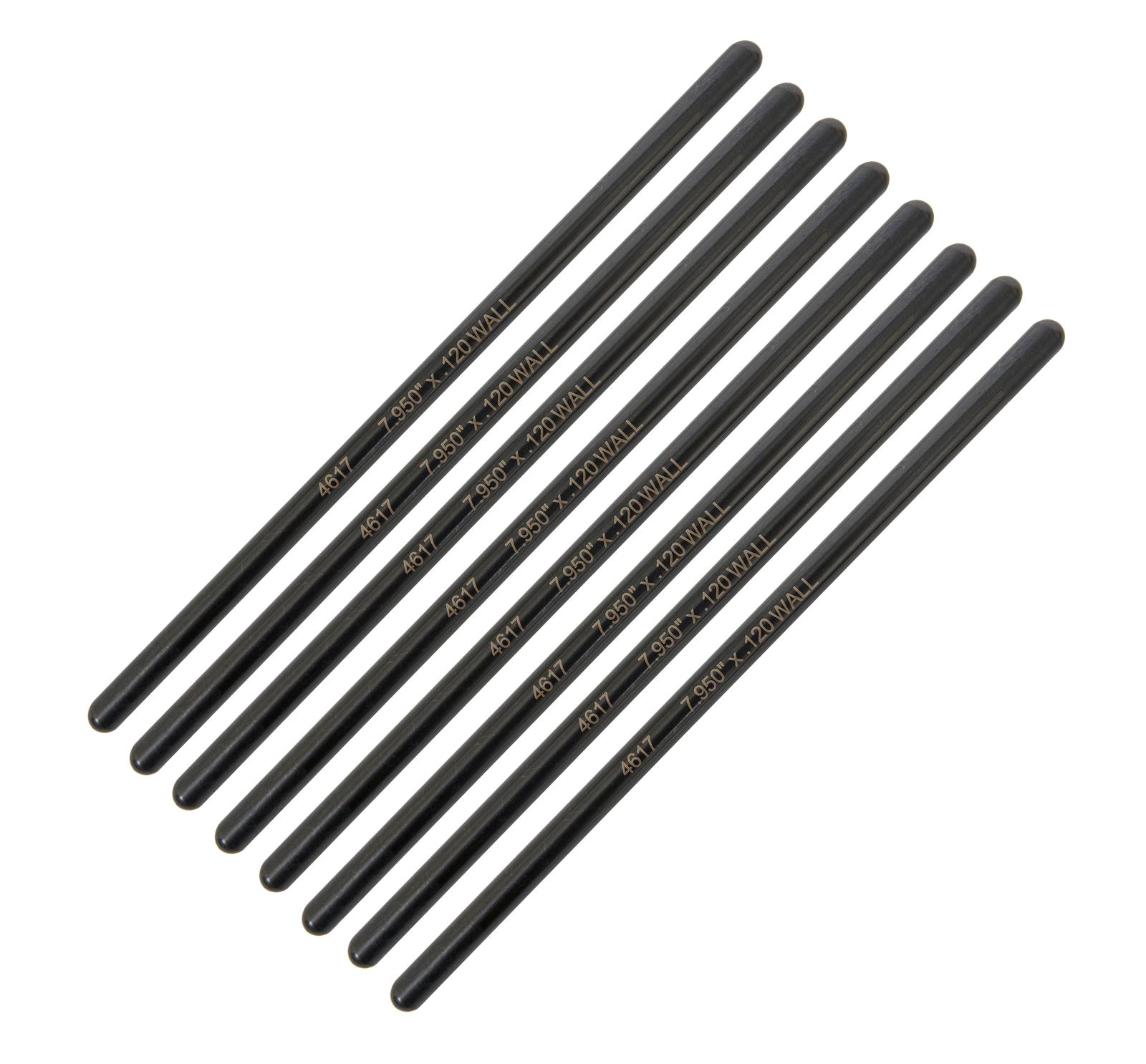 Manley Chromoly Swedged End Pushrods 25238-1 Pushrods, End, Heat-treated, 5/16 in. Diameter, Ball Tips, 7.950 in. Overall Length, Each