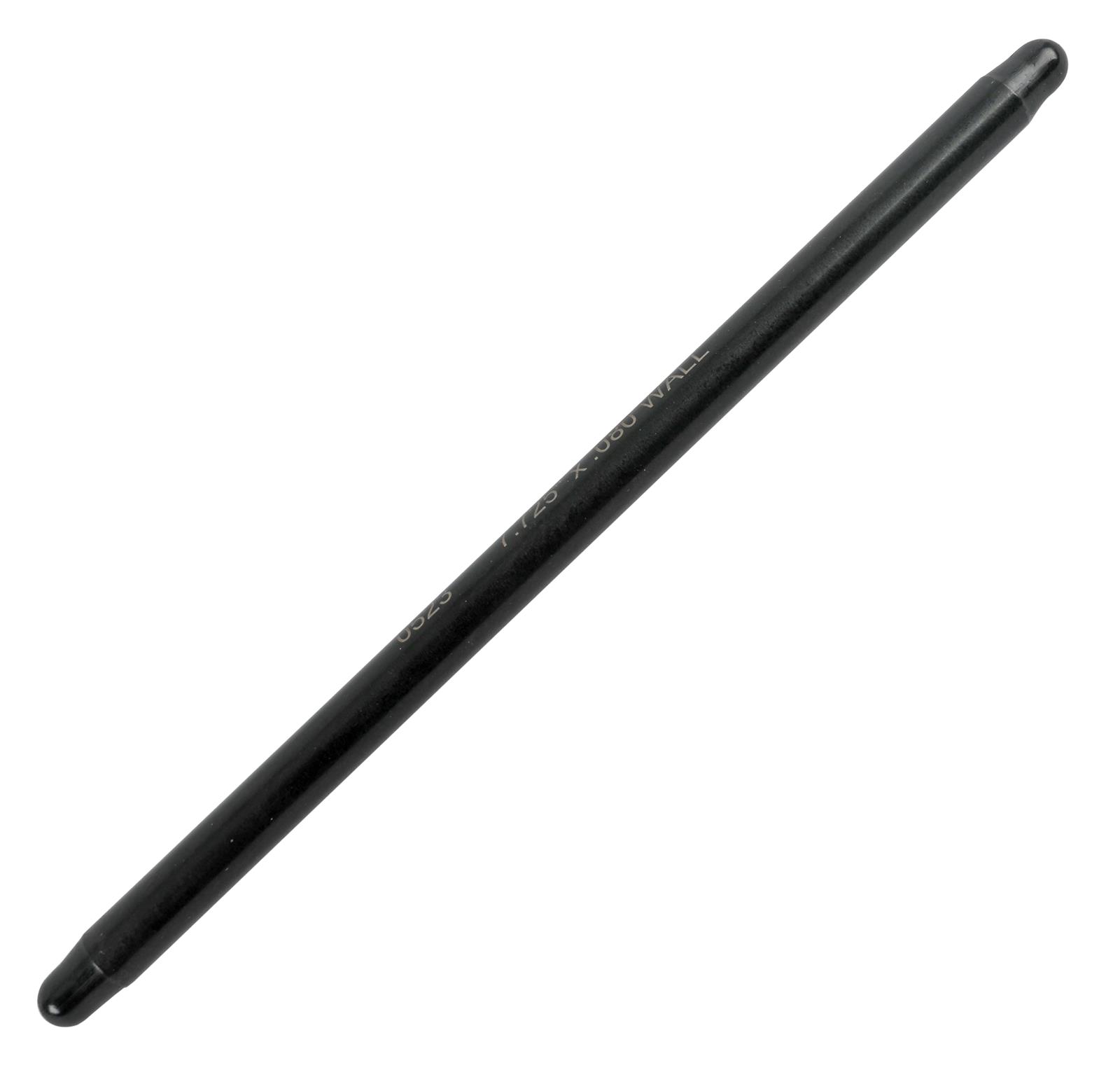 Manley Chromoly Swedged End Pushrods 25831-1 Pushrods, End, Heat-treated, 3/8 in. Tube Diameter, 5/16 in. Tip Diameter, Ball Tips, 7.725 in. Overall Length, Each