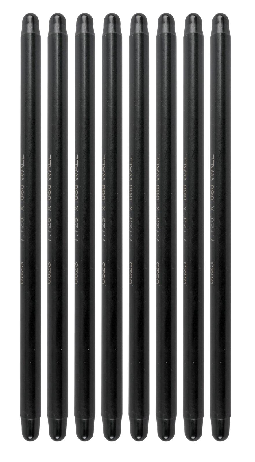 Manley Chromoly Swedged End Pushrods 25831-8 Pushrod, Chromoly, End, Heat-Treated, 3/8 in. Diameter, 7.725 in. Length, Set of 8 thumbnail 2