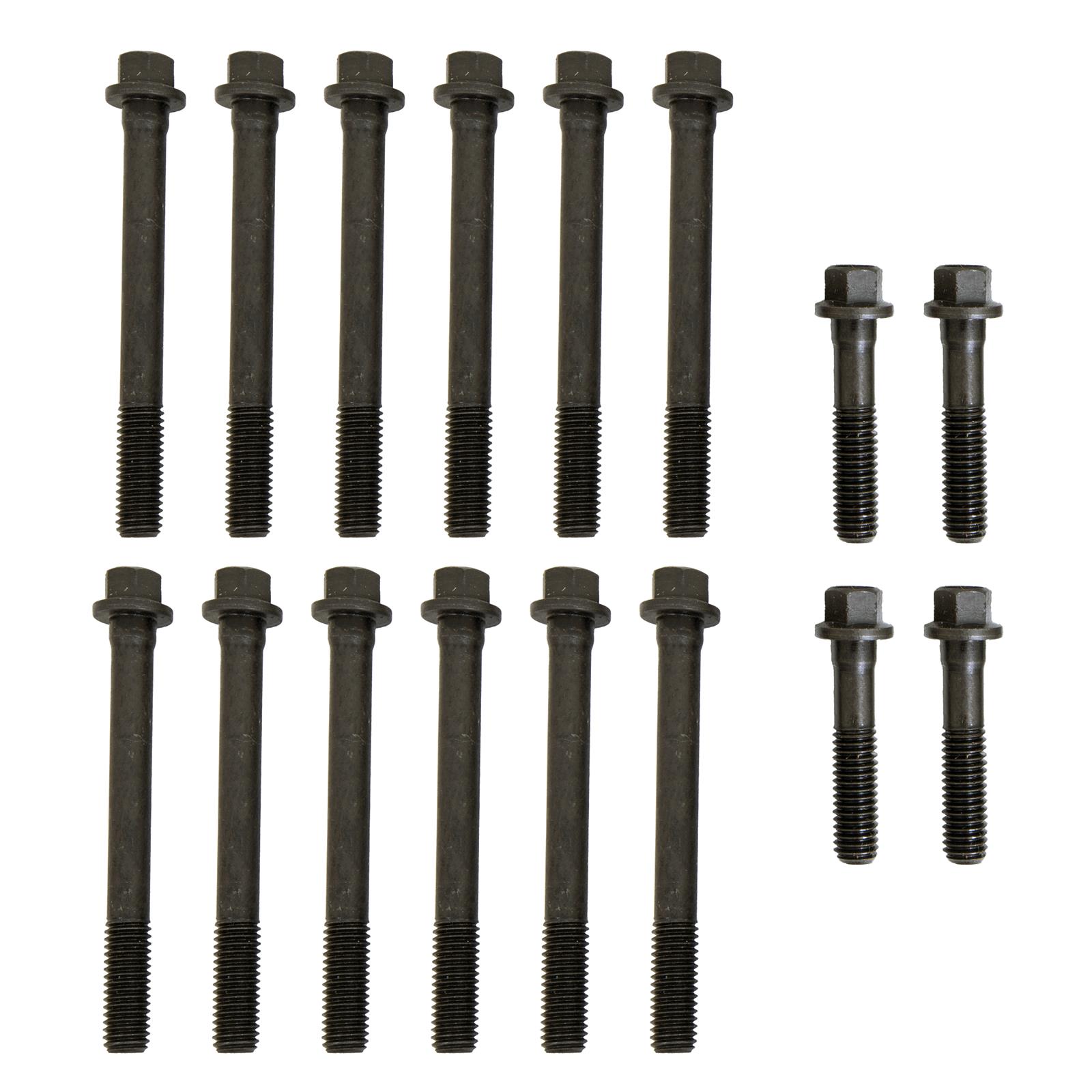 (2) Manley Cylinder Head Bolts Steel Hex Head BBC with Stock Heads 1 ...