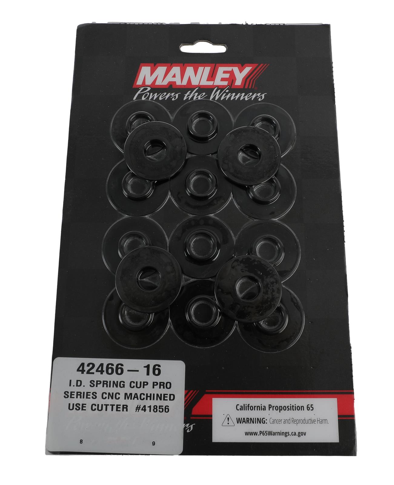 Manley 42466-16 Manley Valve Spring Cups and Locators | Summit Racing