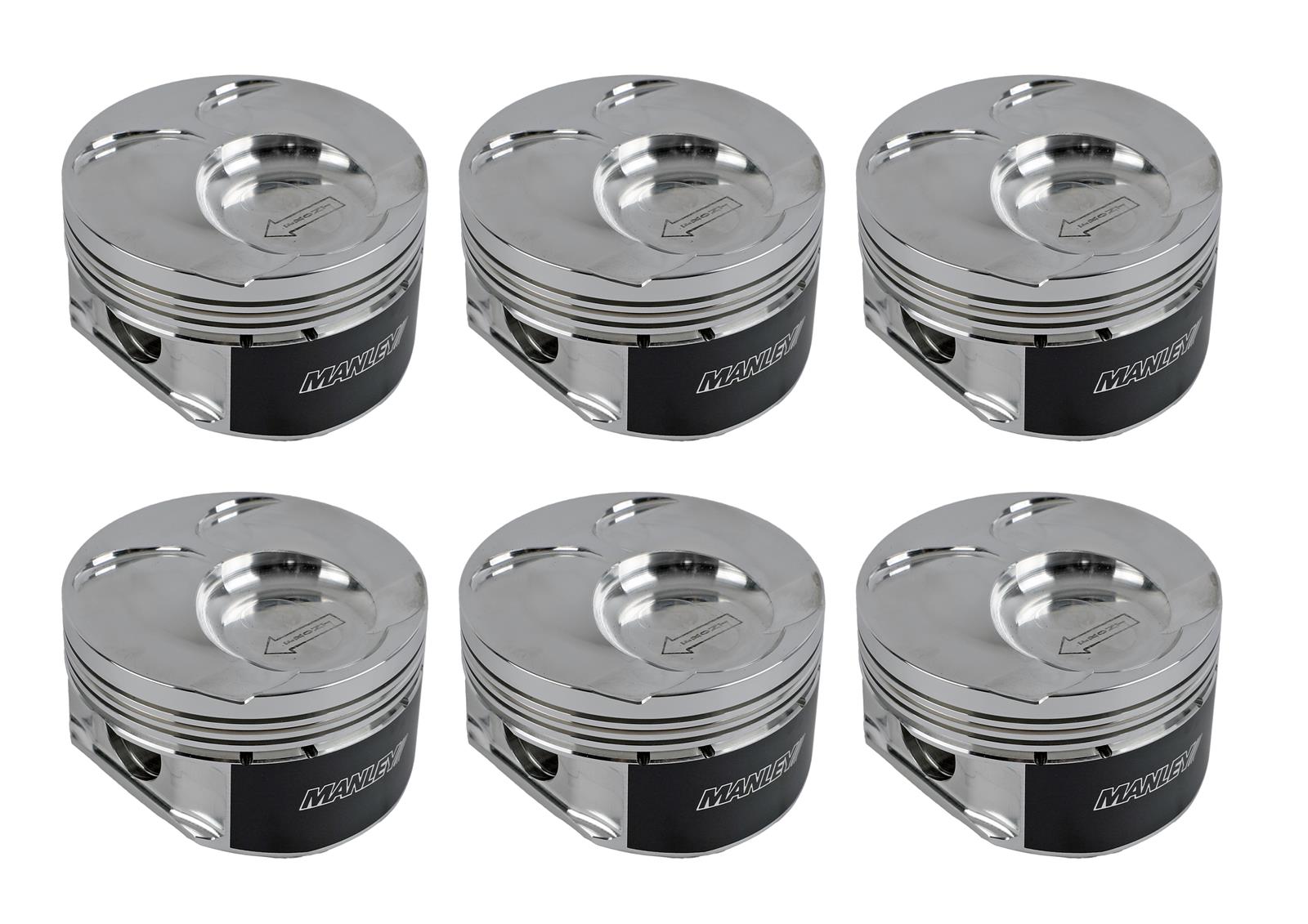 Manley Ford 3.5L Ecoboost 3.642in Bore 1.239in Comp Height -5.0cc Dish Piston Set