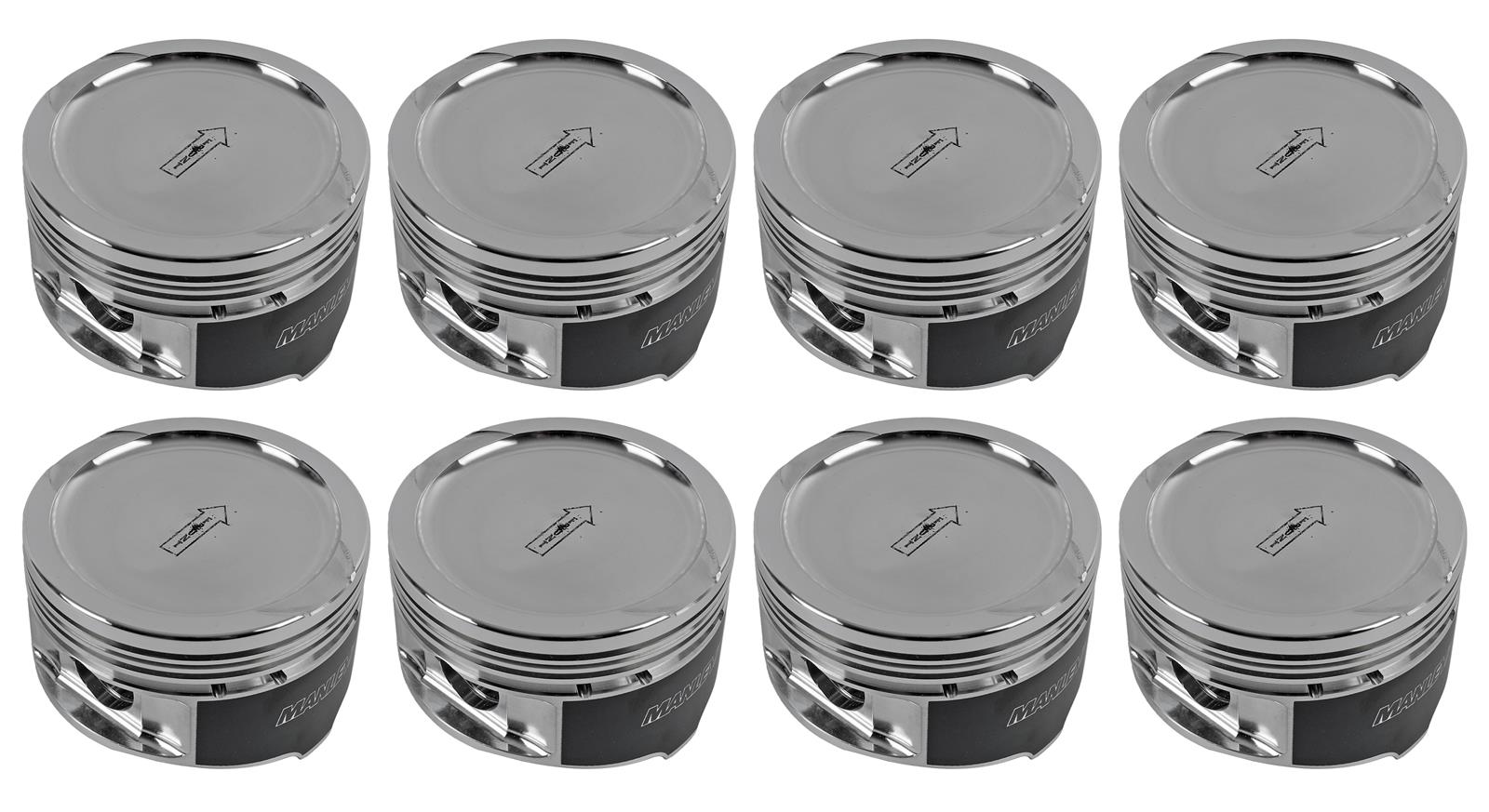 Manley Ford 4.6L/5.4L (3Valve) 3.572in Bore -14cc Dish Stroker Turbo Series Piston Set