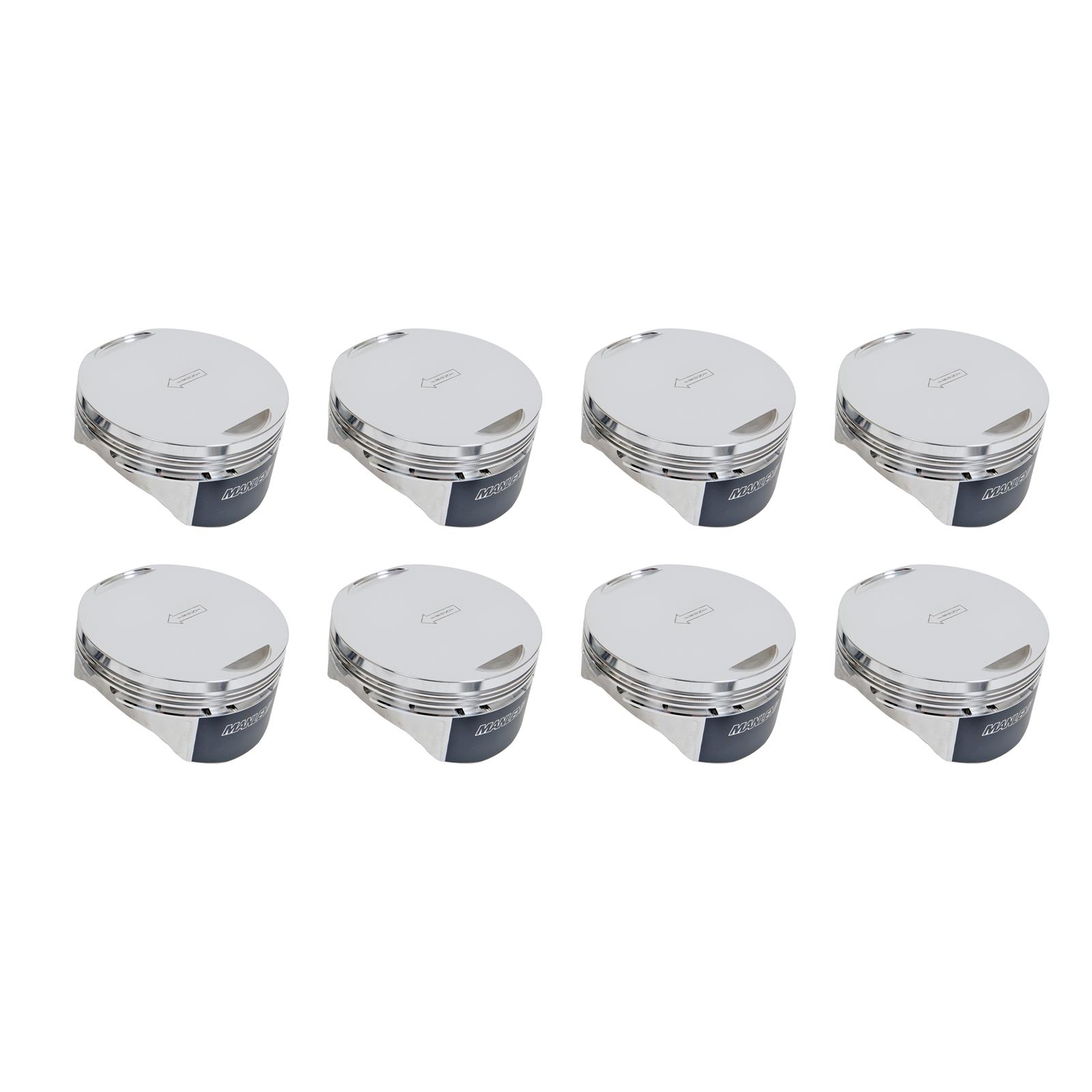Manley Chrysler 6.1L Hemi 4.08in Bore Stroker Series -1.5cc Flat Top Piston Set thumbnail 2