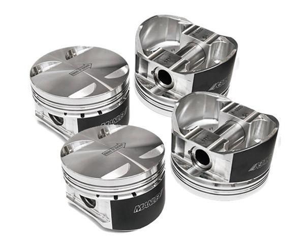 Manley 97-00 Acura Integra Type R (B18C5) 81.5mm +.5mm Oversize Bore 11.5:1 Dish Piston Set with Rin thumbnail 2
