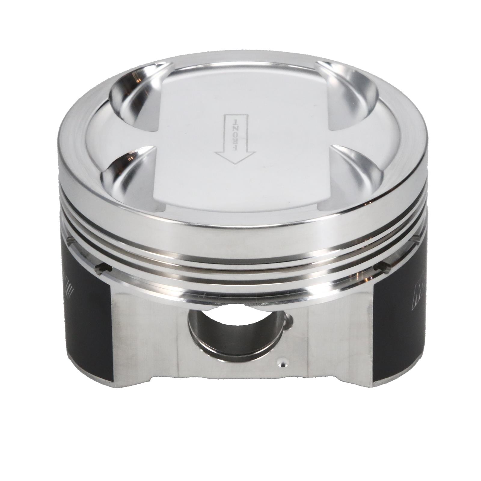 Manley 03-06 Evo 8/9 (7 Bolt 4G63T) 86.5mm +1.5mm Over Bore 8.5/9.0 -12cc Dome Pistons w/ Rings thumbnail 8